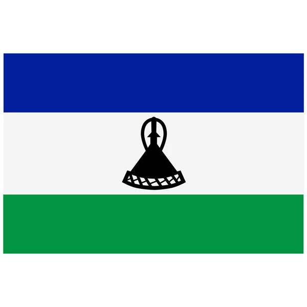Lesotho bandera raster —  Fotos de Stock