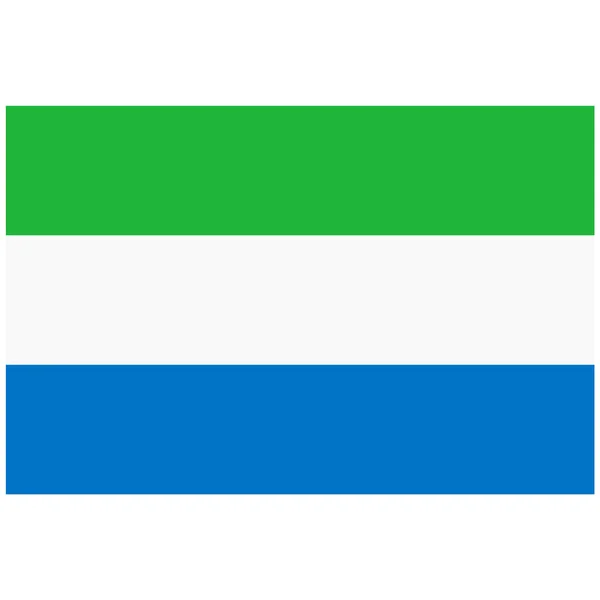 Bandera de Sierra Leona — Foto de Stock