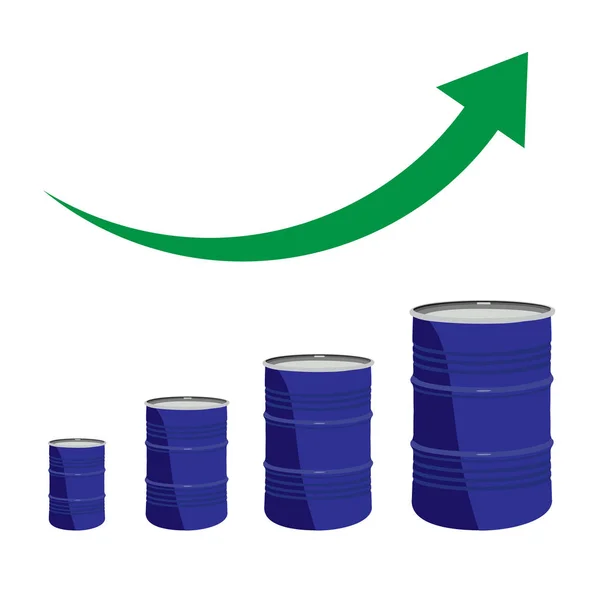 Gráfico gráfico do barril — Fotografia de Stock