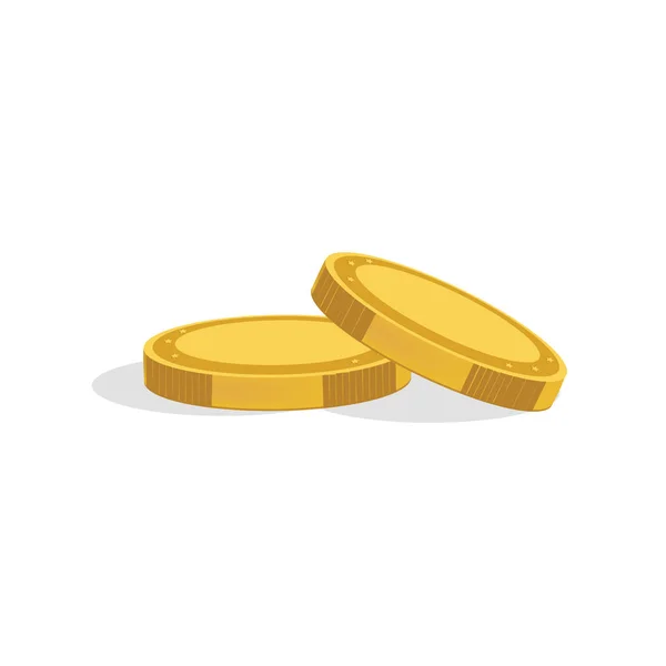Zlaté mince rastr — Stock fotografie
