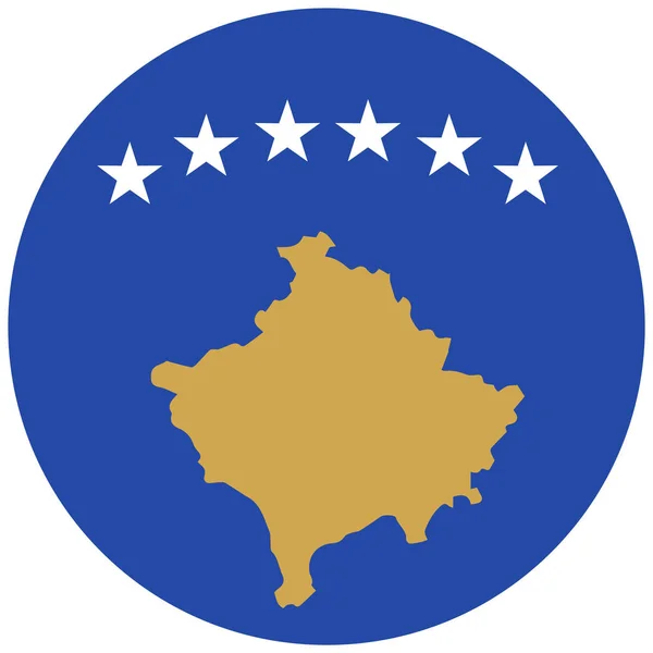 Kosovo flag raster — Stock Photo, Image