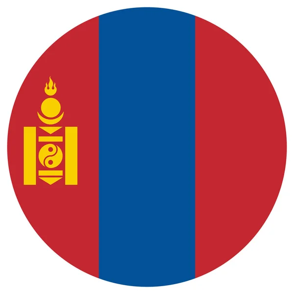 Bandera de Mongolia raster — Foto de Stock