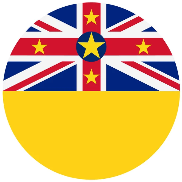 Niue flag raster — Stock Photo, Image