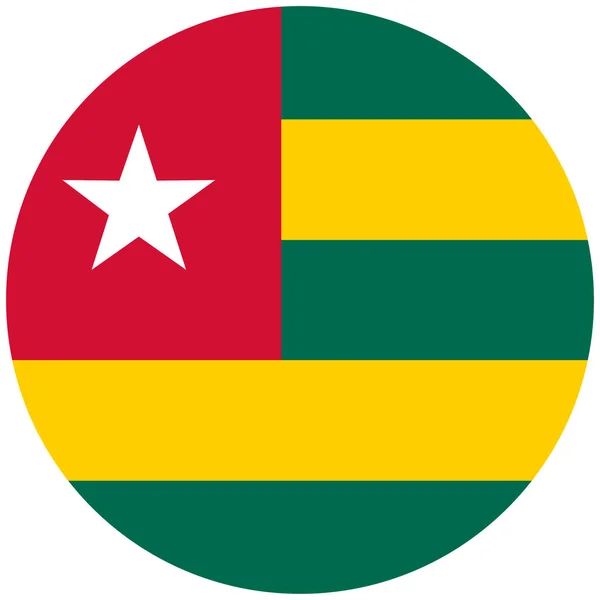 Togo drapeau raster — Photo