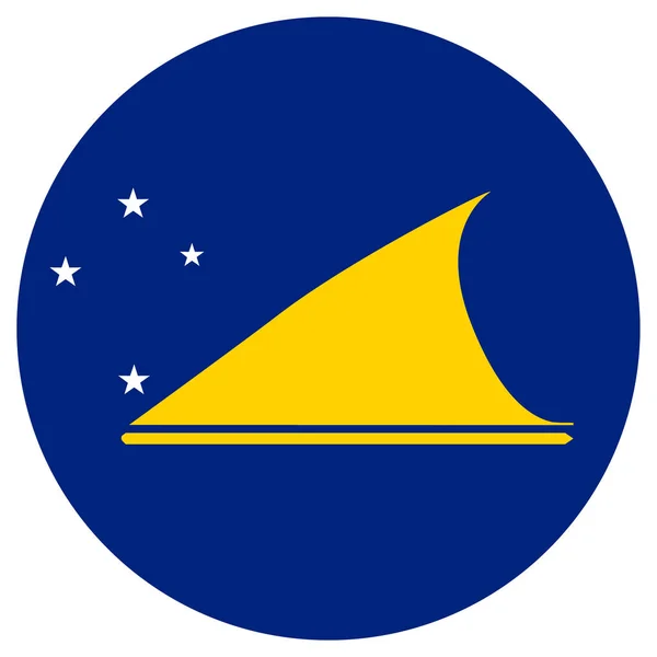 Tokelau-szigetek zászló raszter — Stock Fotó