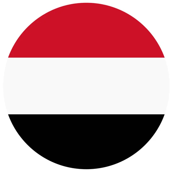 Rastrellino bandiera Yemen — Foto Stock