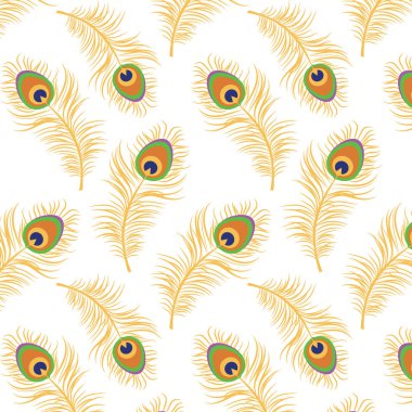 Tavus kuşu seamless modeli