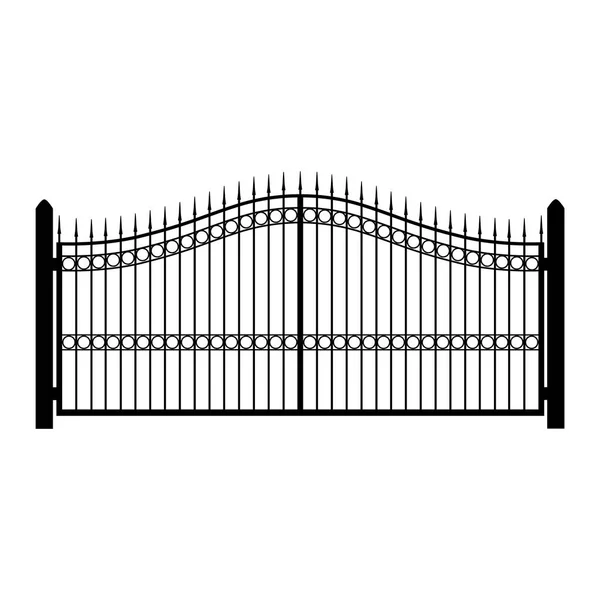 Gate fence raster — Stock Photo, Image