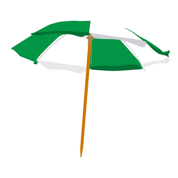 Beach umbrella raster — Stock Photo, Image