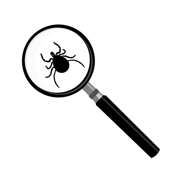 Raster icono de escaneo antivirus —  Fotos de Stock