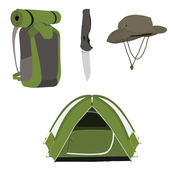 Camping set raster