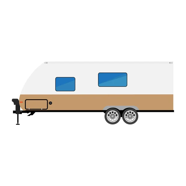 Przyczepa campingowa ikona — Zdjęcie stockowe