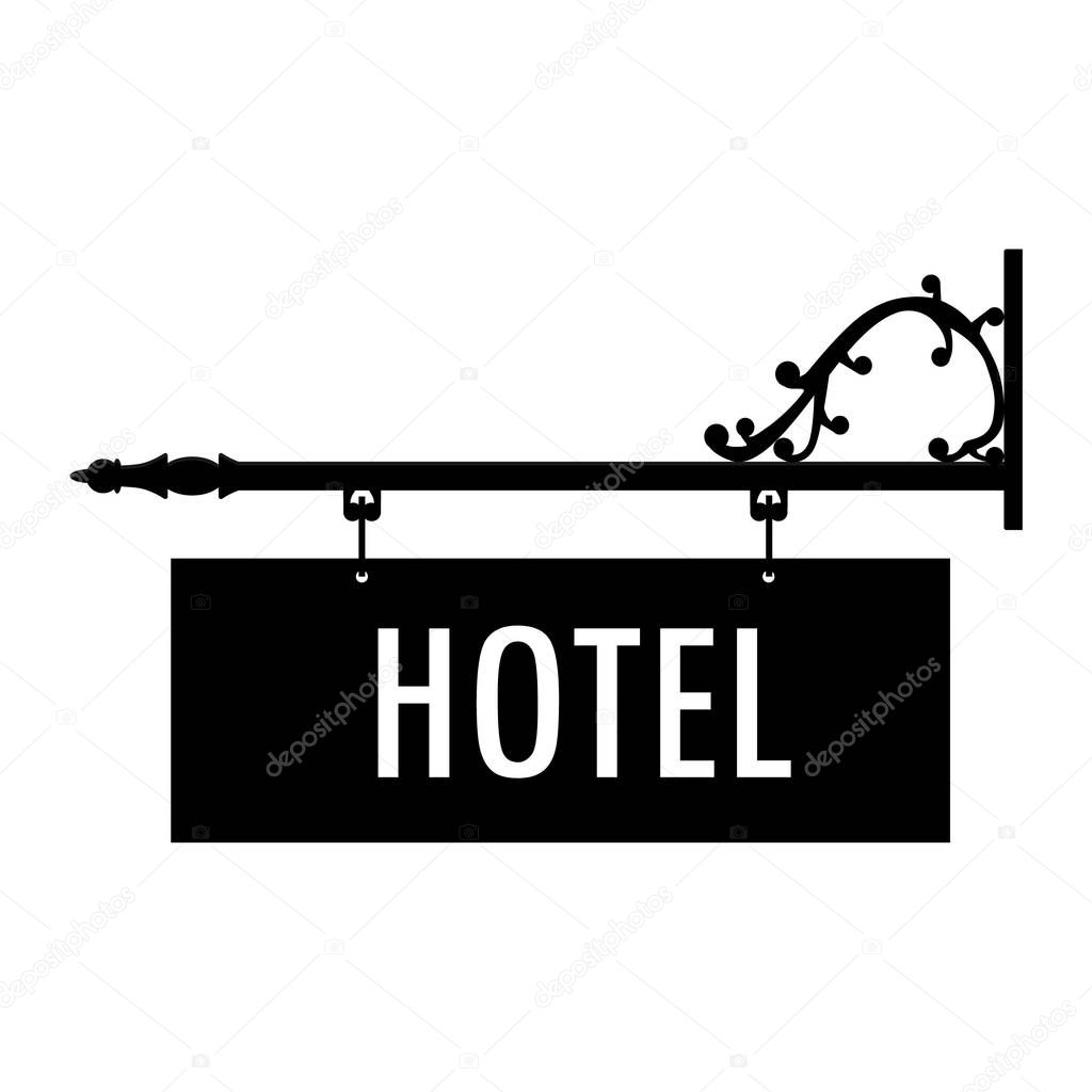 Hotel sign raster