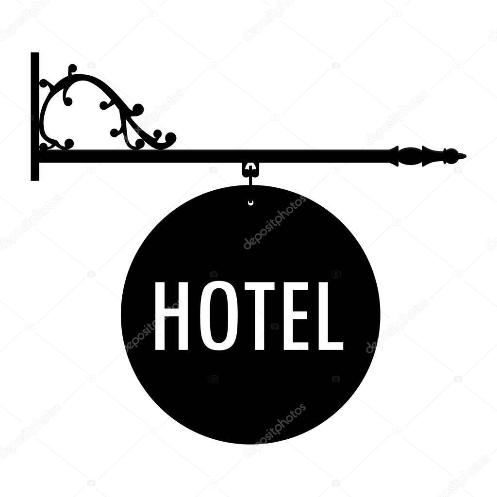 Hotel sign raster