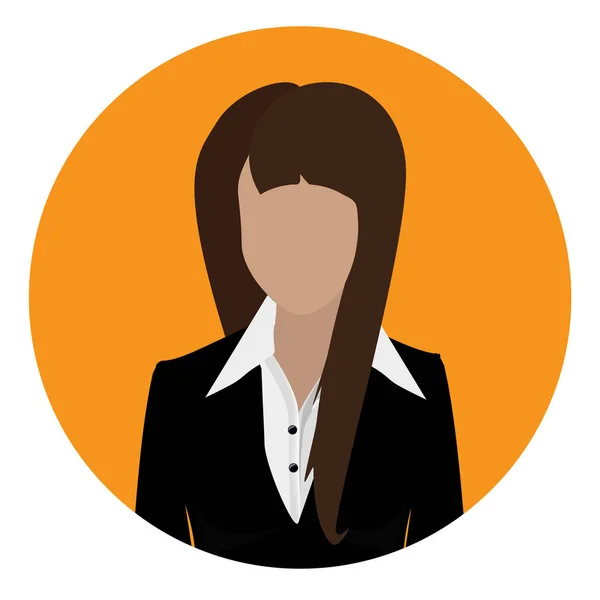 Растер аватара бизнес-леди — стоковое фото