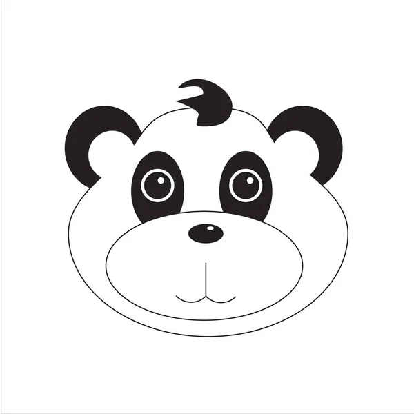 Bebé vector panda — Vector de stock