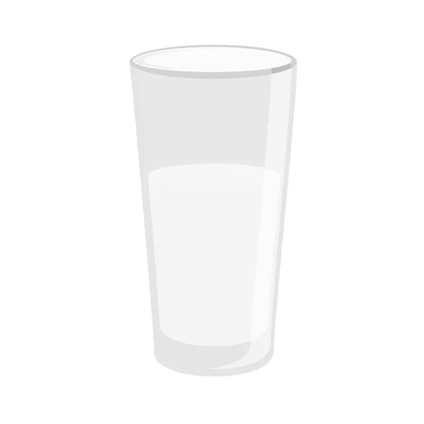 Verre avec boisson — Image vectorielle