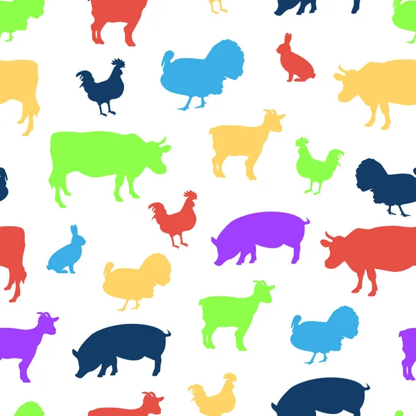 Farm seamless pattern