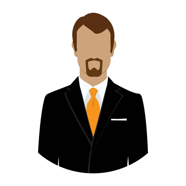 Businessman avatar raster — Stock Photo, Image