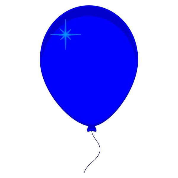 Icône de ballon bleu — Photo