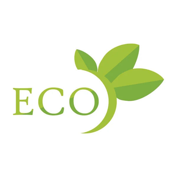 Ikona raster Eco — Zdjęcie stockowe