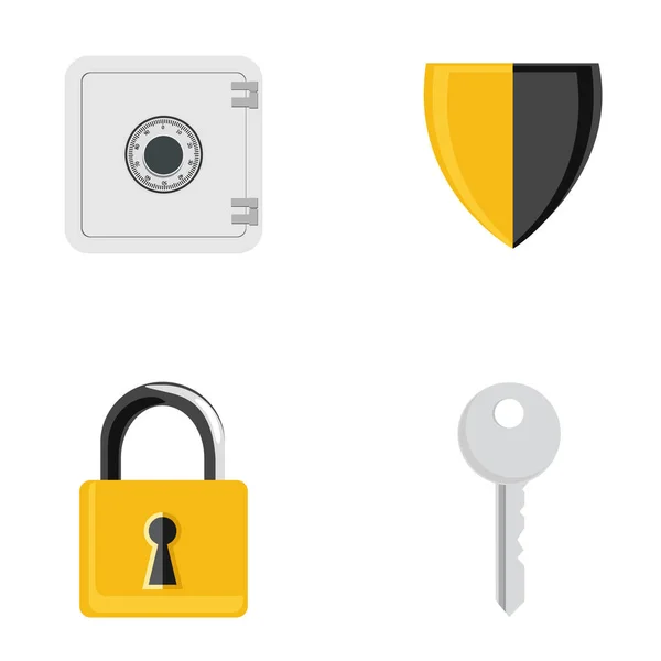 Zestaw ikon bezpieczeństwa — Zdjęcie stockowe