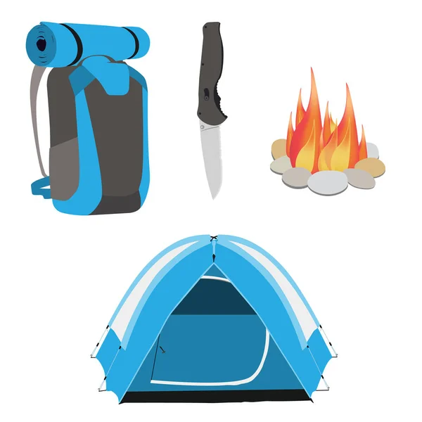 Camping raster set — Photo