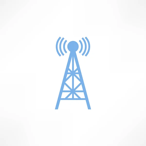 Antena radiowa fal tower — Zdjęcie stockowe