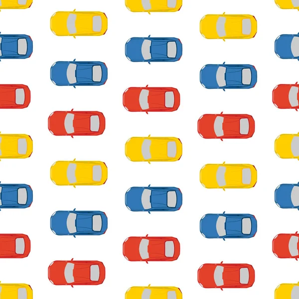 Pattern with toy cars — Stock Photo, Image