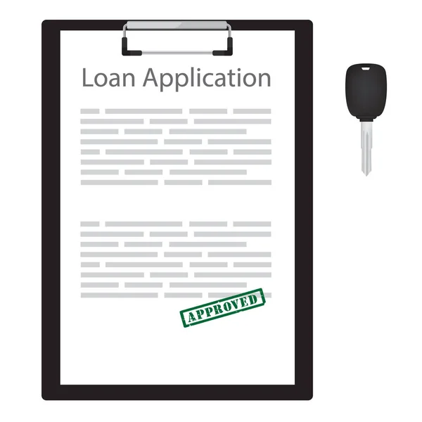 Loan application raster — Stock Photo, Image