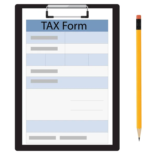 Daňové formuláře rastr — Stock fotografie