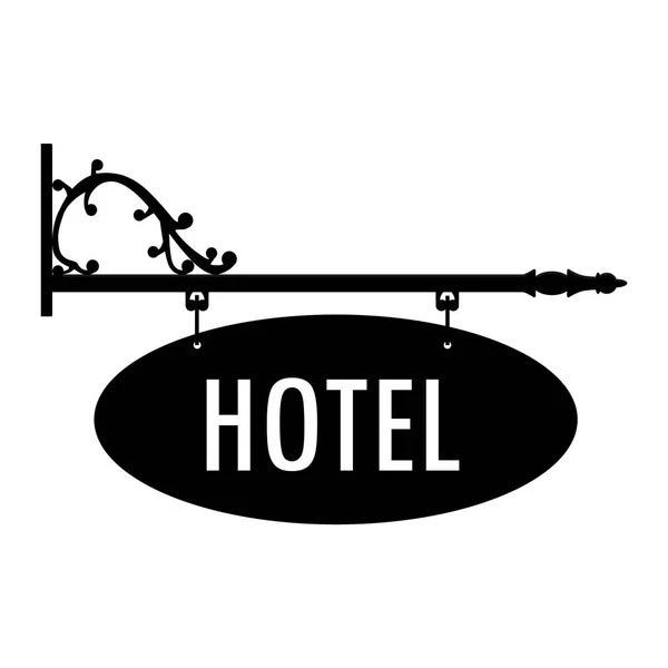 Hotel segno raster — Foto Stock