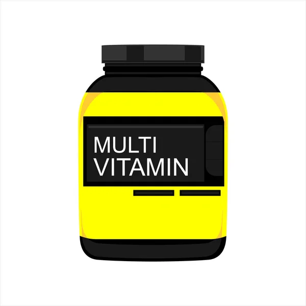 Nutrição esportiva multi vitaminas — Fotografia de Stock