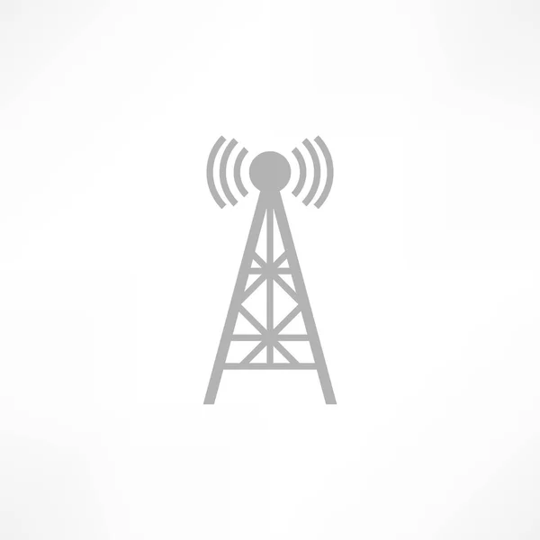Antena radiowa fal tower — Zdjęcie stockowe