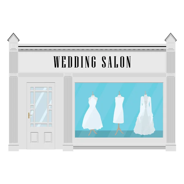 Bridal salon facade — Stock Vector