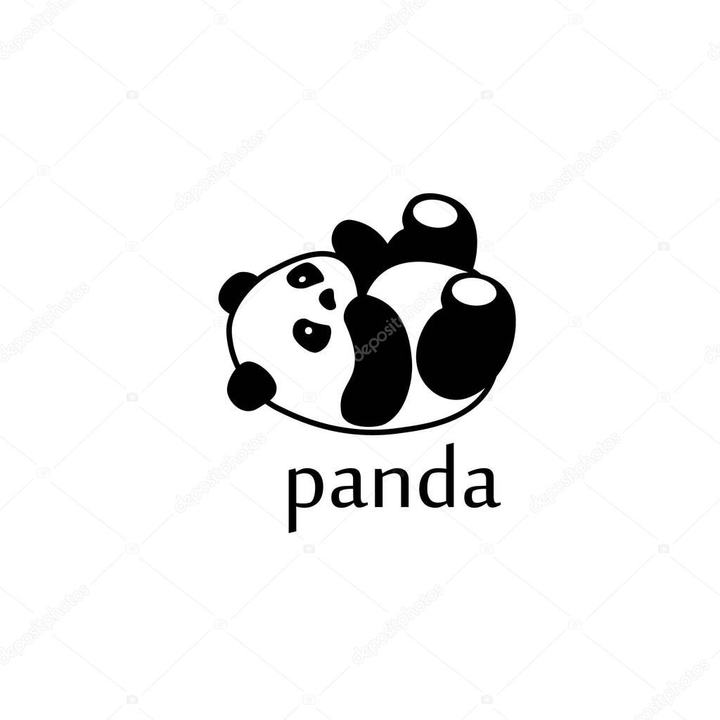 Panda bear vector — Stock Vector © viktorijareut #154542748