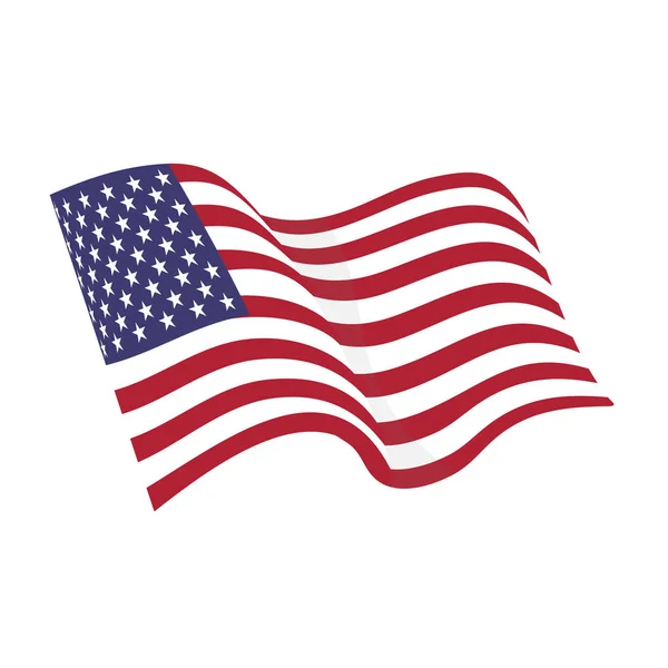 Americká vlajka raster — Stock fotografie