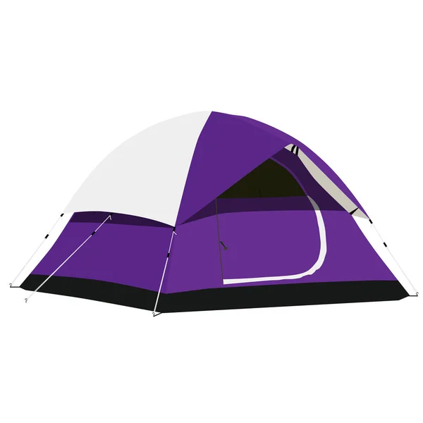 Campeggio tenda raster — Foto Stock
