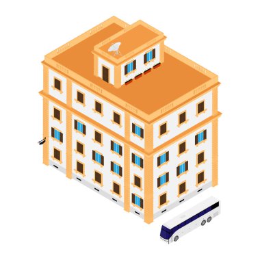 izometrik bina vektör