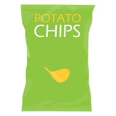 Potato chips raster clipart