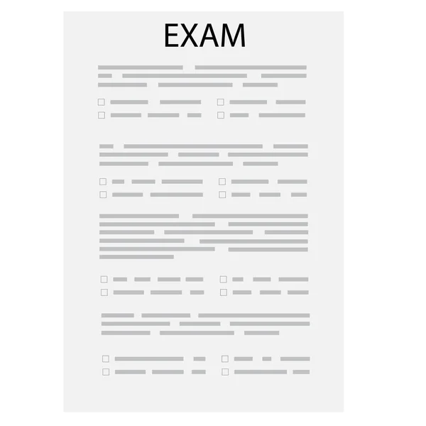 Exam raster icon — Stock Photo, Image