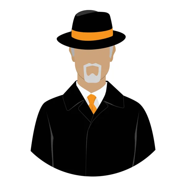 Icono de detective avatar —  Fotos de Stock
