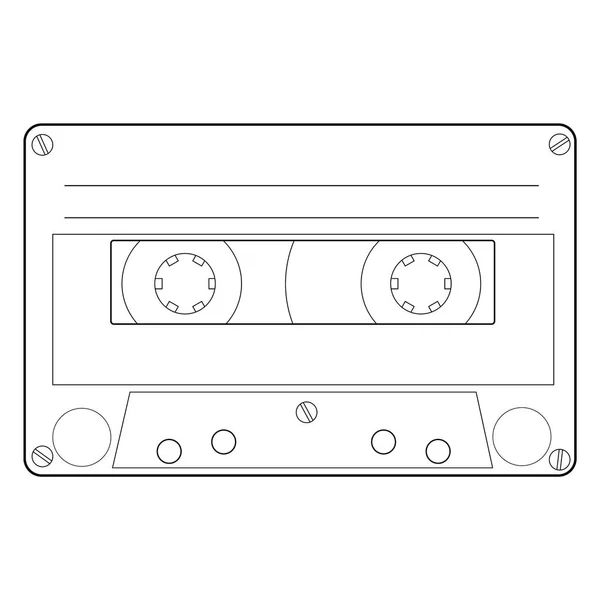 Audion cassettebandje — Stockfoto