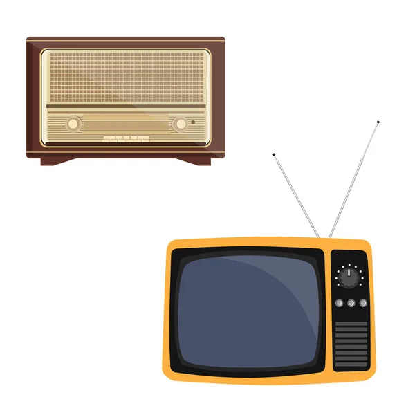 Telewizja i radio — Zdjęcie stockowe