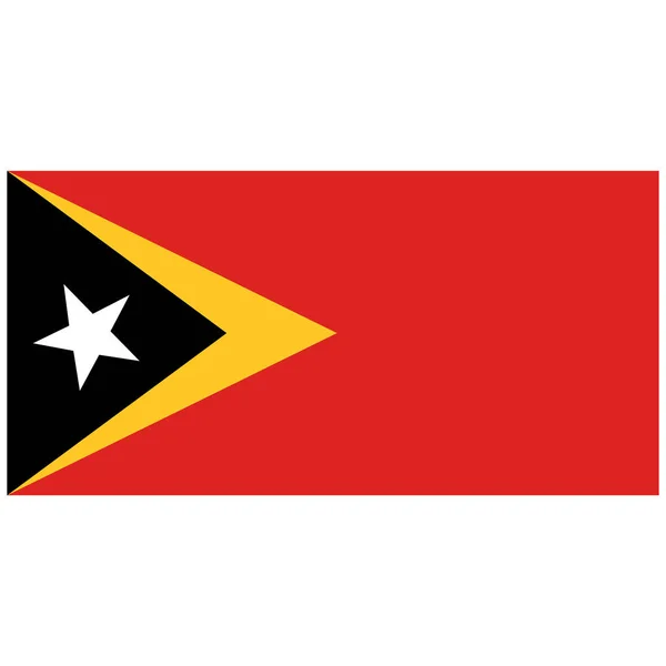 Oost-timor vlag — Stockfoto