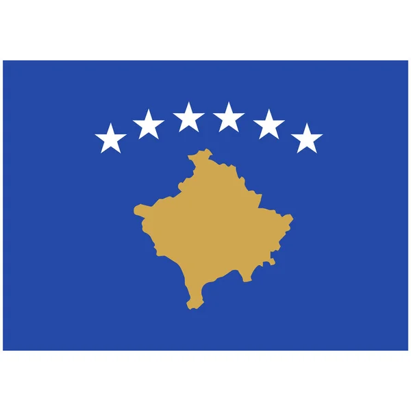 Rama de bandera de Kosovo — Foto de Stock