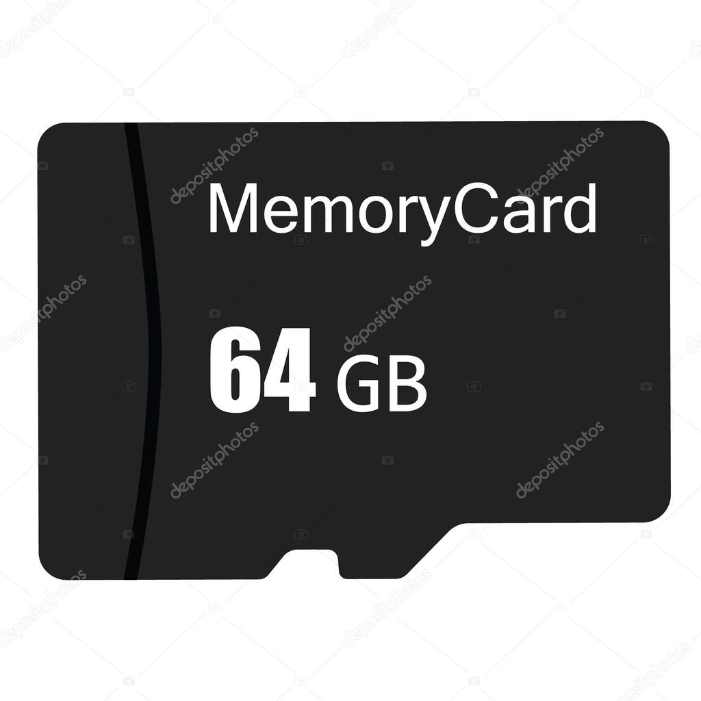 Memory card raster