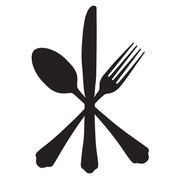 Kitchen cutlery raster — Stock Photo, Image