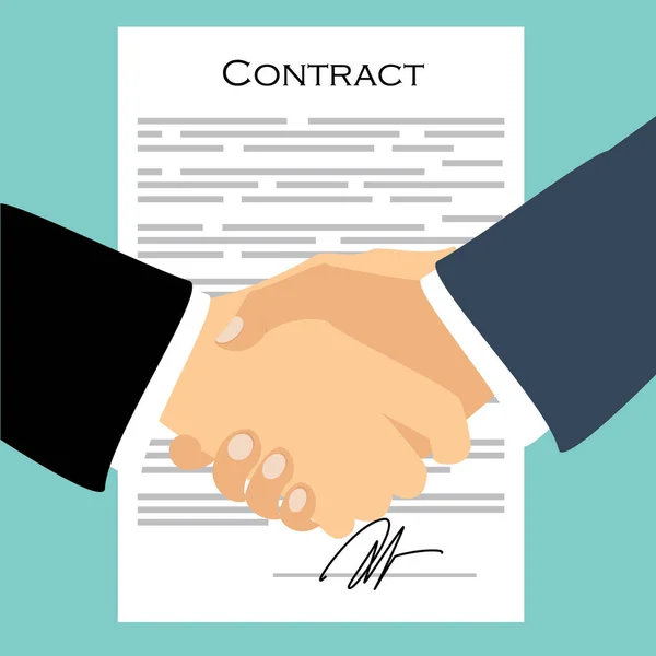 Koncepcja podpisania umowy — Zdjęcie stockowe