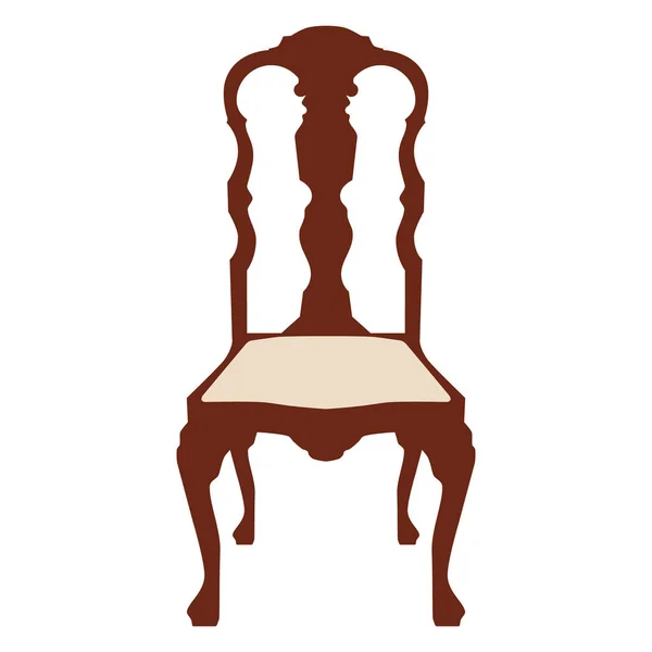 Винтажный растровый стул — стоковое фото
